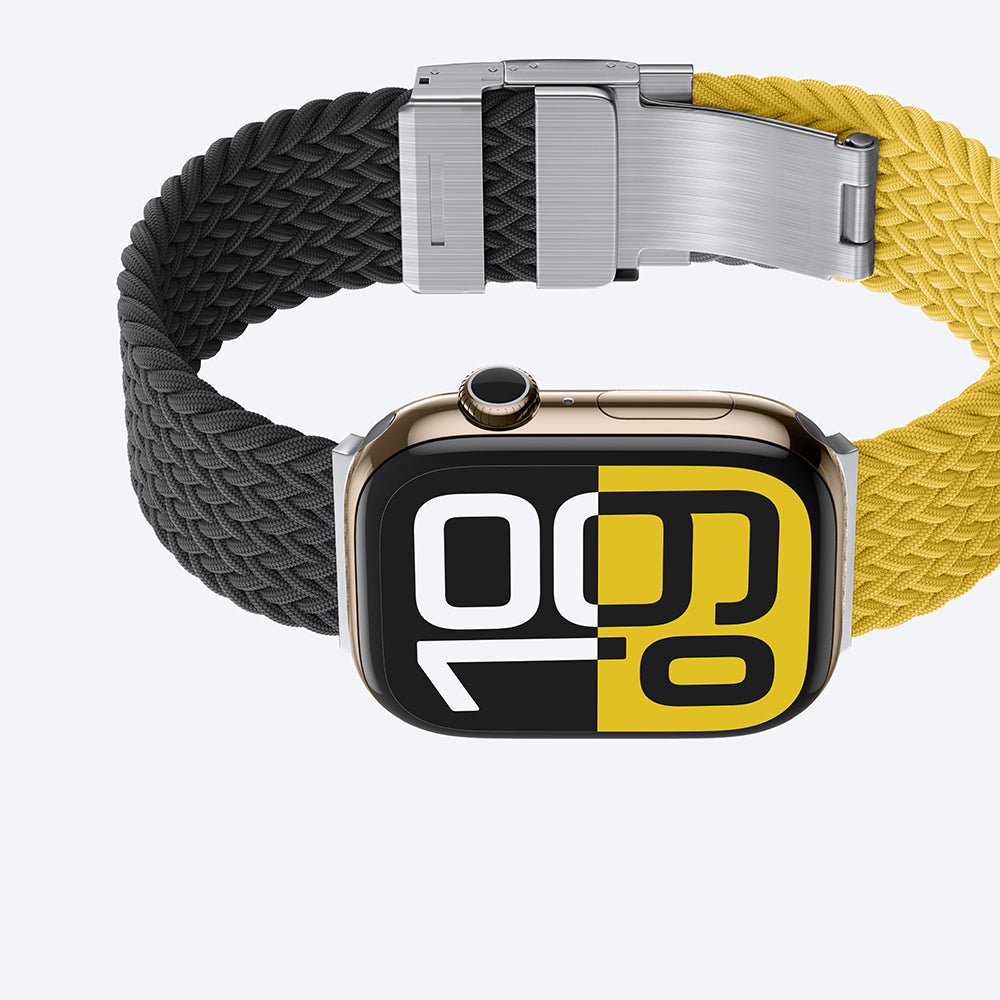 Amazingthing Glamour Blend Apple Watch 46mm Hasır Kordon - 7 Amazingthing Glamour Blend Apple Watch 46mm Hasır Kordon - 7